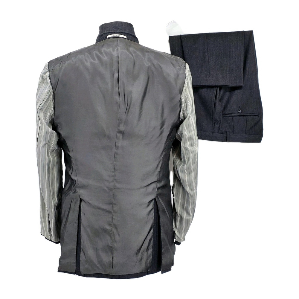 Quiet Luxury Hickey Freeman Herringbone Suit Men’s 42L USA Tailored - Picture 7 of 16